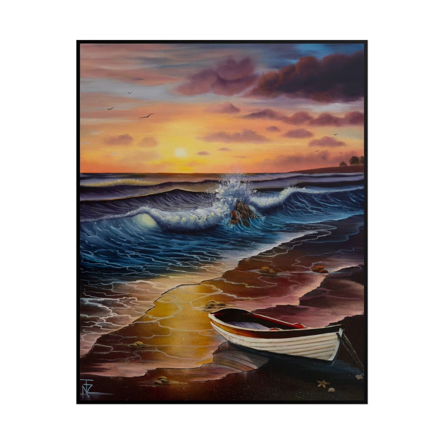 Low Tide Awaiting - Rolled Posters