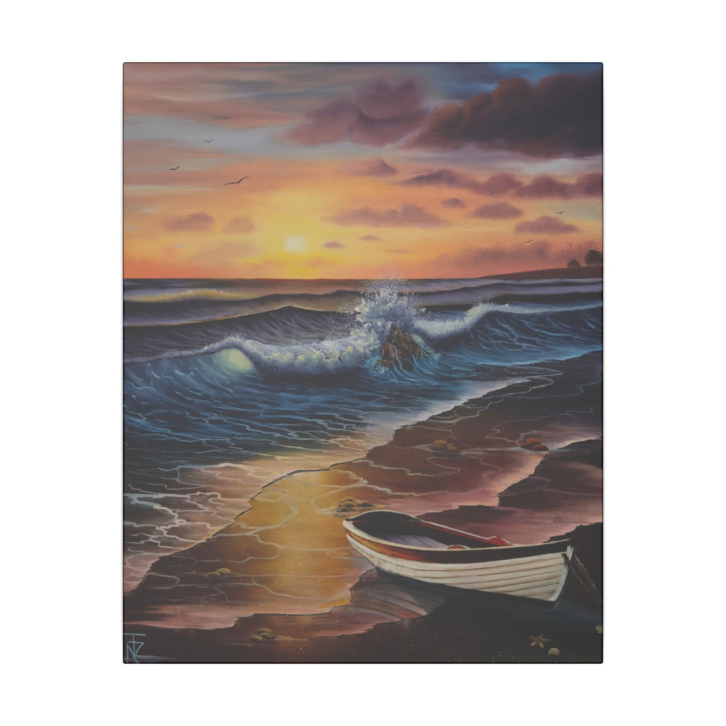 Low Tide Awaiting - Matte Canvas, Stretched, 0.75" (Multi-Size)