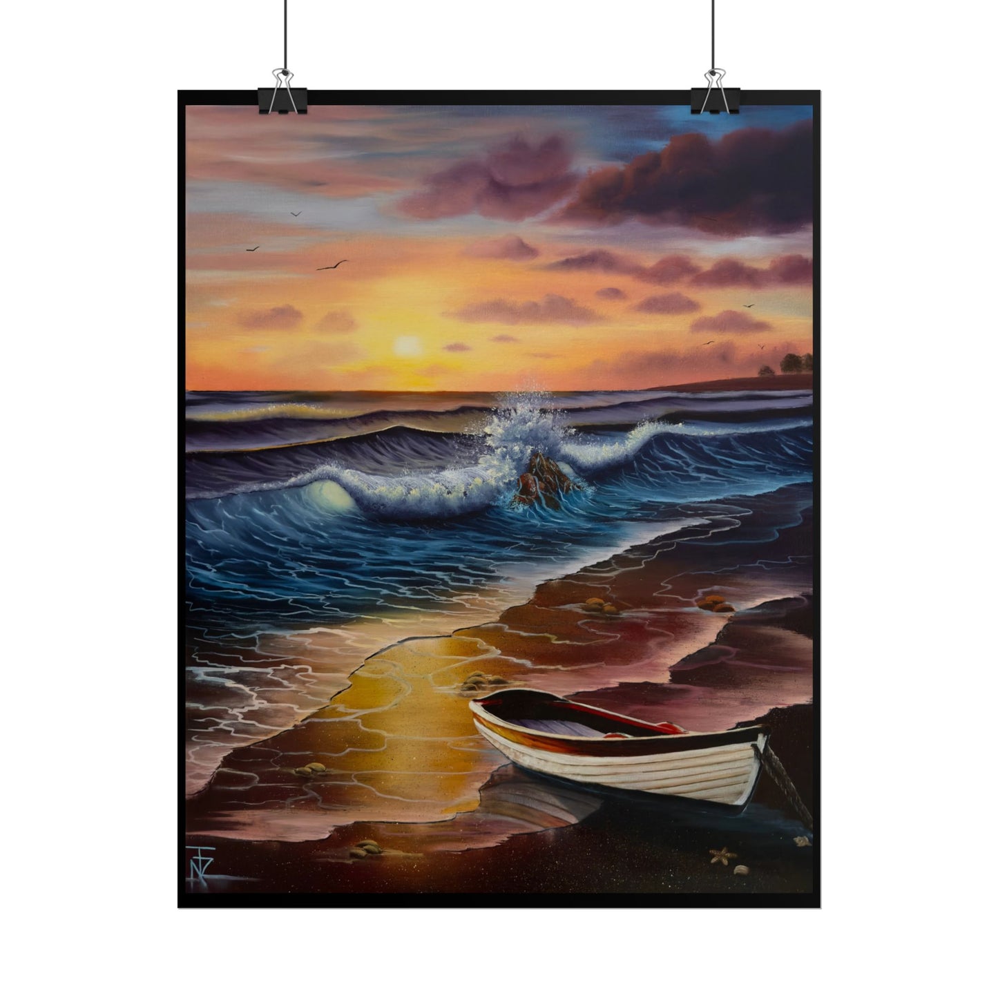 Low Tide Awaiting - Rolled Posters